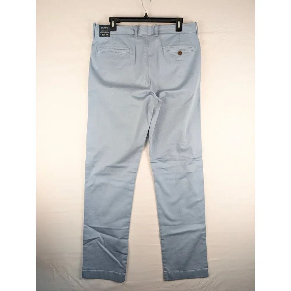 J.Crew Pants Mens 32x34‎ Light Blue Straight Fit Chino
